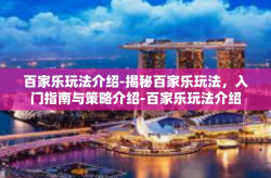 百家乐玩法介绍-揭秘百家乐玩法，入门指南与策略介绍-百家乐玩法介绍