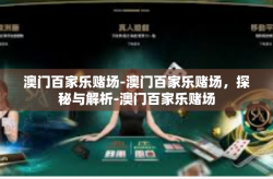 澳门百家乐赌场-澳门百家乐赌场，探秘与解析-澳门百家乐赌场
