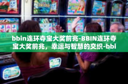 bbin连环夺宝大奖前兆-BBIN连环夺宝大奖前兆，幸运与智慧的交织-bbin连环夺宝大奖前兆